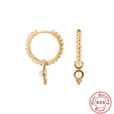 Siria Single Hoop with Pearl charms Mix & Match