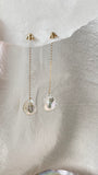 Baroque Pearl Honey Bee drop Earrings