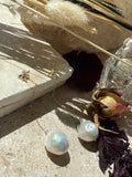 Baroque Pearl Honey Bee drop Earrings