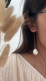 Baroque Pearl Honey Bee drop Earrings