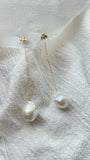 Baroque Pearl Honey Bee drop Earrings