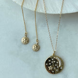 Luna Stars Pendant Gold Necklace