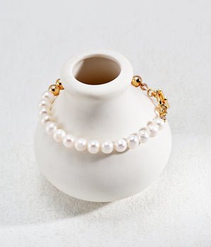 Golden Serenity Pearl Bracelet - AD Jewellery Copenhagen