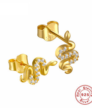 Petie Snake Single Stud Mix & Match - AD Jewellery Copenhagen