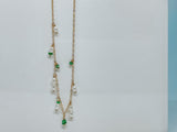 Calypso Gold Necklace with gems