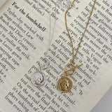 Queen Elizabeth's Coin Pendant Necklace