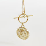 Queen Elizabeth's Coin Pendant Necklace