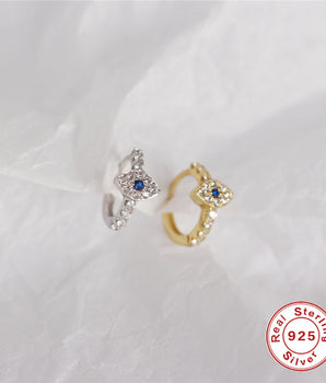 Petite Eyes Huggie hoops single Mix & Match - AD Jewellery Copenhagen
