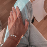Unique love Ring with colorful stones