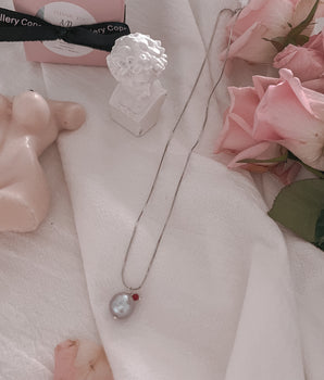 Noella Pearl Silver Necklace - AD Jewellery Copenhagen