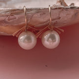 Cordelia Gold Pearl Earrings