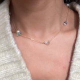 Gemstone Golden Pearl Necklace - Element