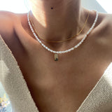 Delja Golden snake chain Necklace