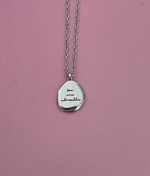 Minimal Silver Pendant Necklace - AD Jewellery Copenhagen