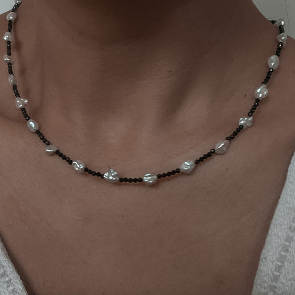 Memories Spinel Silver Necklace