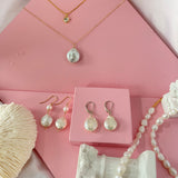 Cecilie Baroque Pearl Pendant Necklace