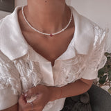 Tiney Pearl Golden Necklace