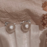 Balance Pearl Silver Earring Stud
