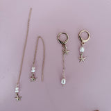 Single starfish Earring Thread
