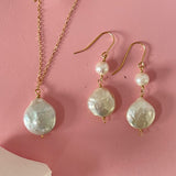 Cecilie Baroque Pearl Pendant Necklace