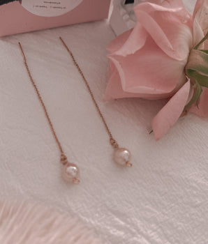 Rania Akoya  OCEAN Pearl Threader Earring - AD Jewellery Copenhagen